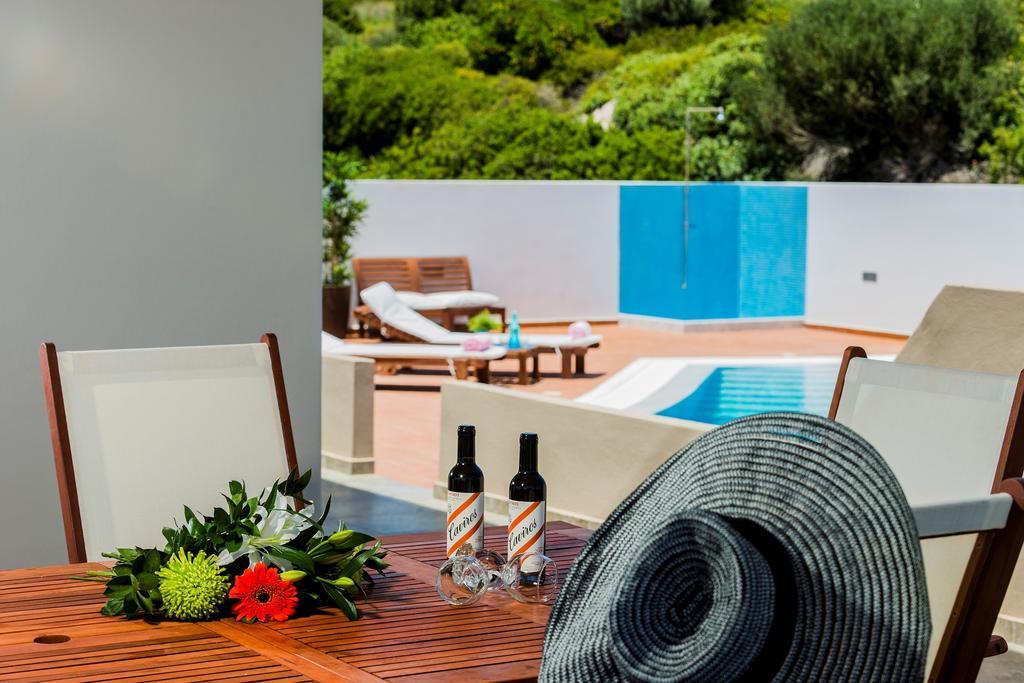 Villa Stamos With Seaview And Private Pool - Partner Of Prasonisi Villas Plimmiri الغرفة الصورة